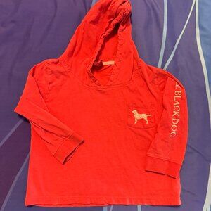 🔥6/$10🔥 The Black Dog Toddler Hooded Long-Sleeved Shirt, 3T, Red